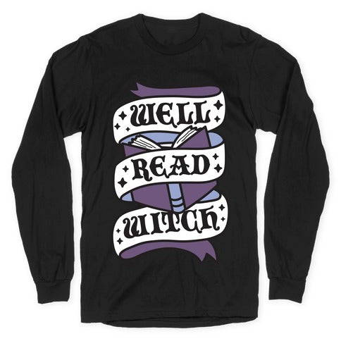 Well Read Witch Longsleeve Tee