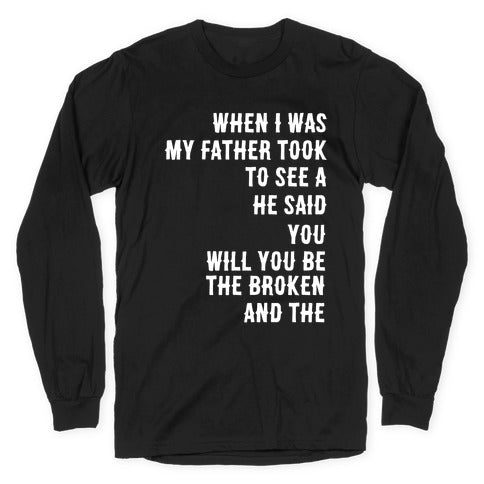 When I Was a Young Boy (1 of 2 pair) Longsleeve Tee