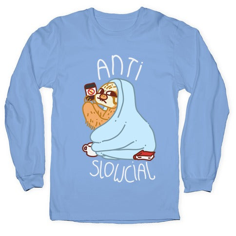 Anti Slowcial Longsleeve Tee