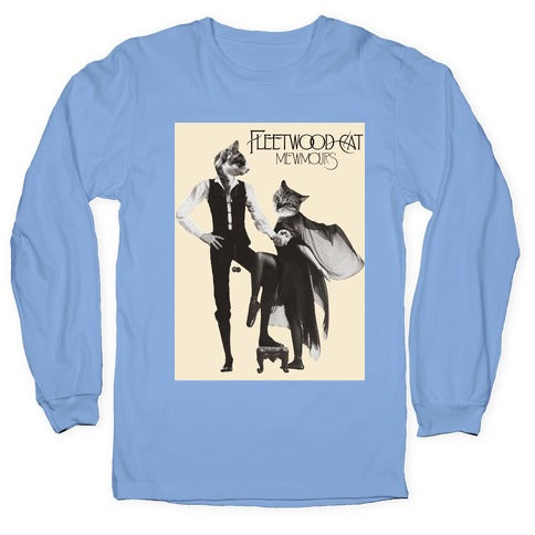 Fleetwood Cat Mewmours Mashup Longsleeve Tee