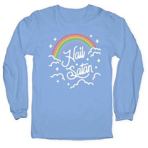 Hail Satan Rainbow Longsleeve Tee