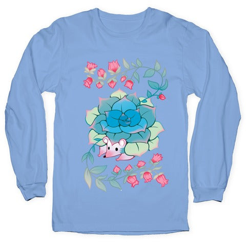 Hedgehog Succulent Longsleeve Tee