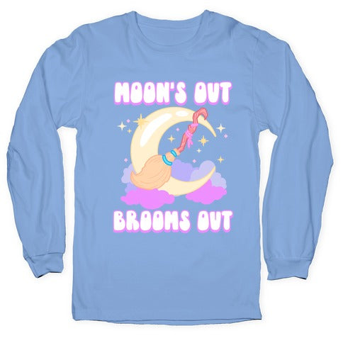 Moon's Out Brooms Out Longsleeve Tee