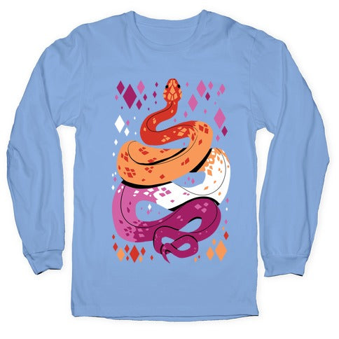 Pride Snakes: Lesbian Longsleeve Tee