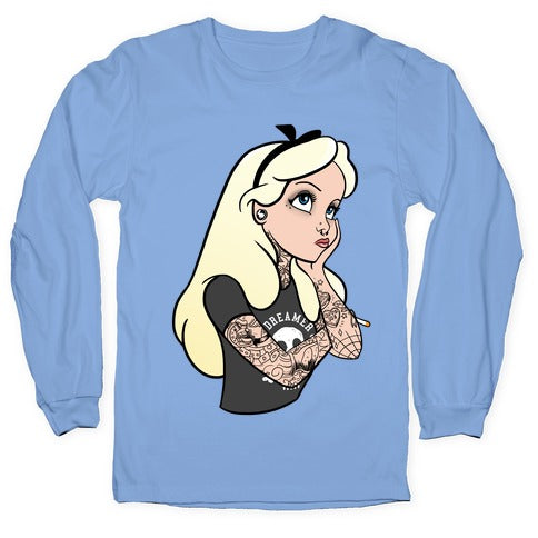 Punk Alice Parody Longsleeve Tee