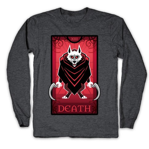 Death Wolf Tarot Longsleeve Tee