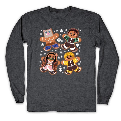 Demon Slayer Gingerbread Cookies Longsleeve Tee