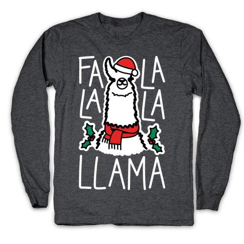 Falalala Llama Longsleeve Tee