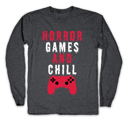 Horror Games And Chill Longsleeve Tee