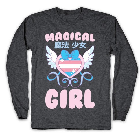 Magical Girl - Trans Pride Longsleeve Tee