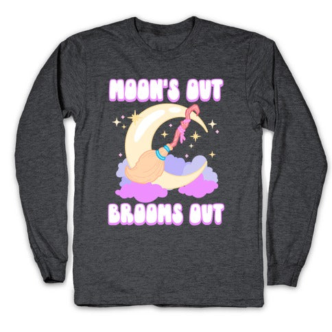 Moon's Out Brooms Out Longsleeve Tee