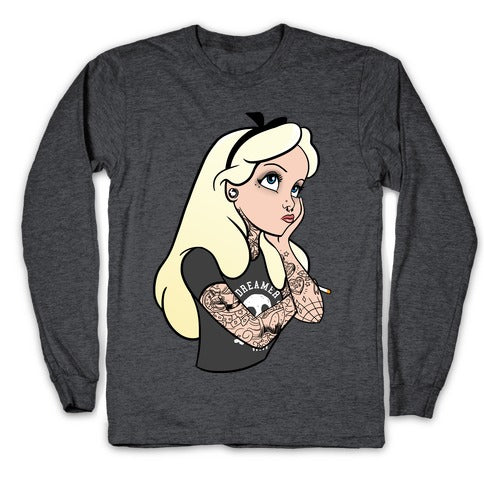Punk Alice Parody Longsleeve Tee