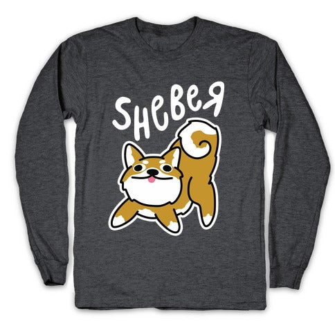 Sheber Derpy Shiba Longsleeve Tee