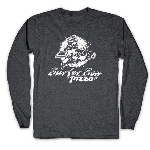 Surfer Boy Pizza Longsleeve Tee