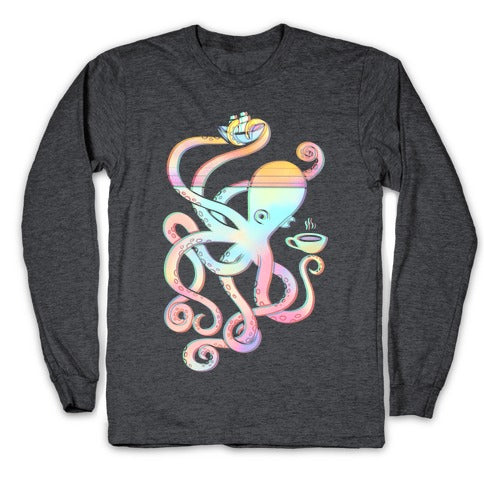 Tea Shanty Kraken Longsleeve Tee