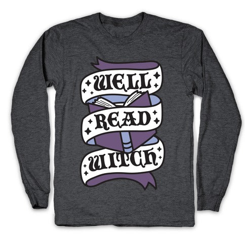 Well Read Witch Longsleeve Tee