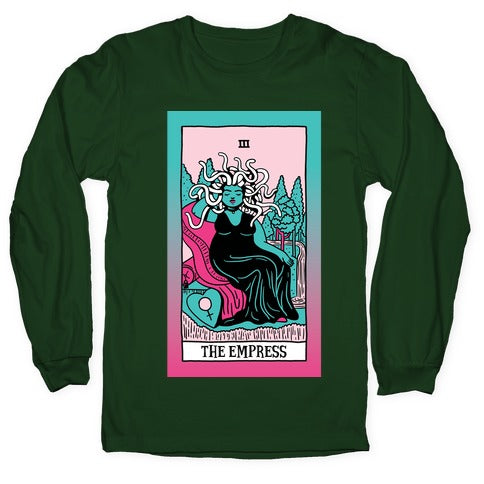 Creepy Cute Tarots: The Empress Medusa Longsleeve Tee