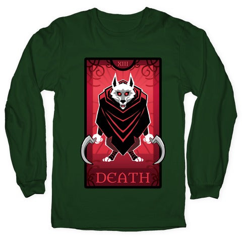 Death Wolf Tarot Longsleeve Tee