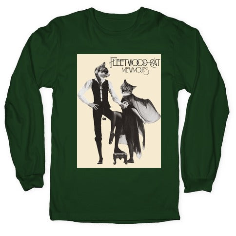 Fleetwood Cat Mewmours Mashup Longsleeve Tee