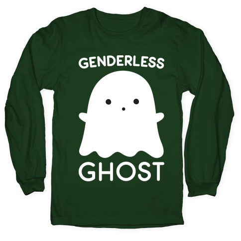 Genderless Ghost Longsleeve Tee