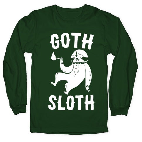 Goth Sloth Longsleeve Tee