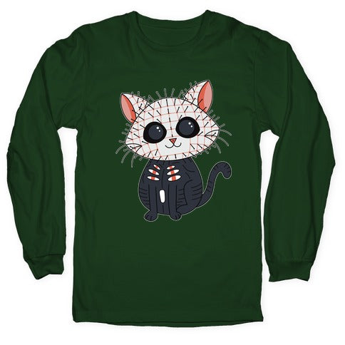 Hellraiser Pinhead Kitten Longsleeve Tee