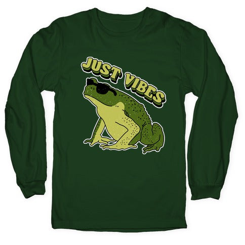 Just Vibes Frog Longsleeve Tee