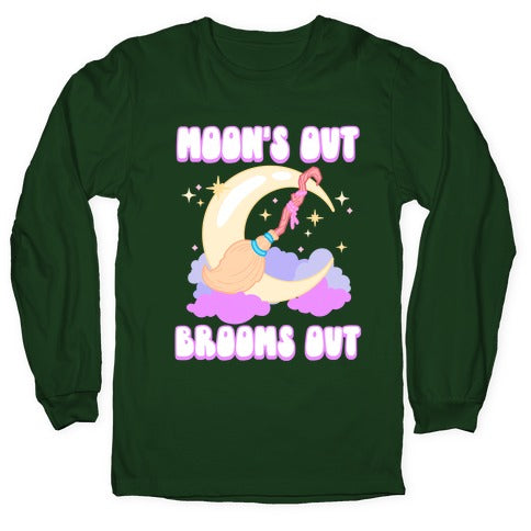 Moon's Out Brooms Out Longsleeve Tee