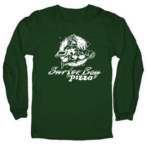 Surfer Boy Pizza Longsleeve Tee