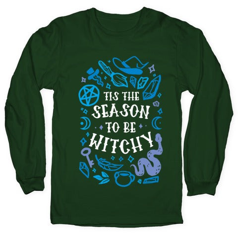 Tis The Season To Be Witchy Longsleeve Tee