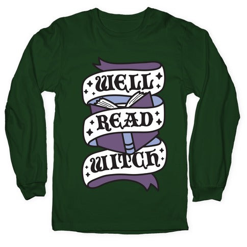 Well Read Witch Longsleeve Tee