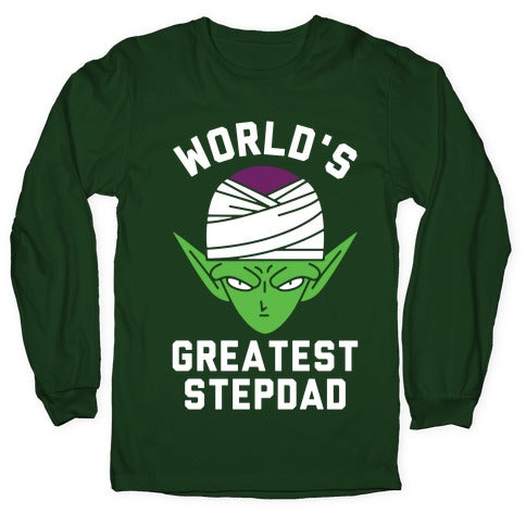 World's Greatest Stepdad Piccolo Parody Longsleeve Tee