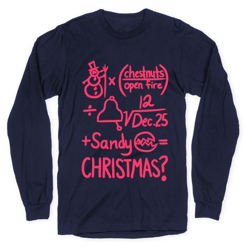 Christmas Equation Longsleeve Tee