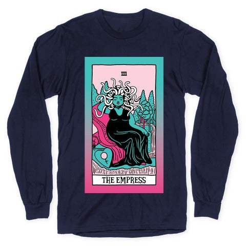 Creepy Cute Tarots: The Empress Medusa Longsleeve Tee