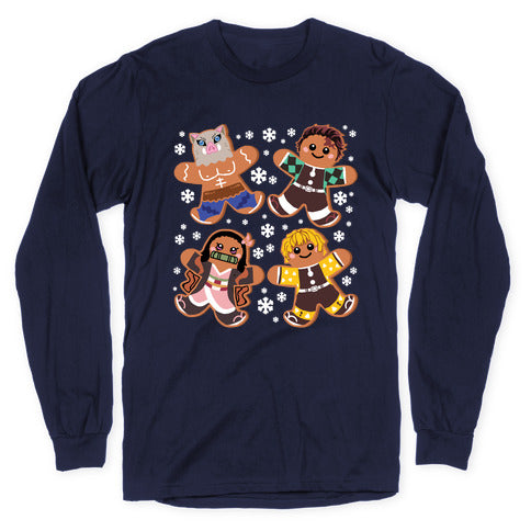 Demon Slayer Gingerbread Cookies Longsleeve Tee