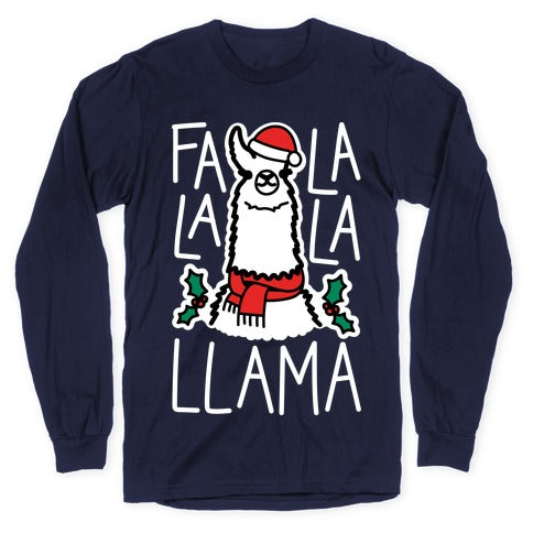 Falalala Llama Longsleeve Tee