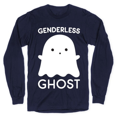 Genderless Ghost Longsleeve Tee