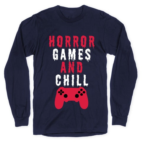 Horror Games And Chill Longsleeve Tee