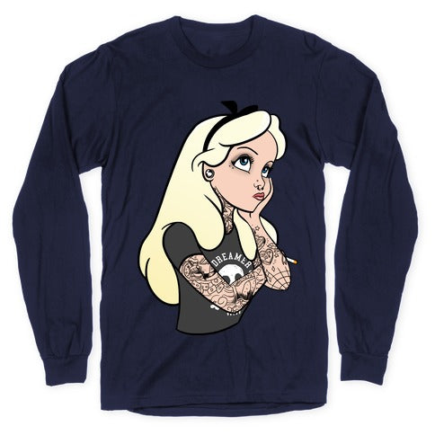 Punk Alice Parody Longsleeve Tee