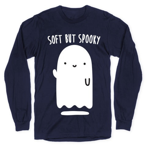Soft But Spooky Ghost Longsleeve Tee