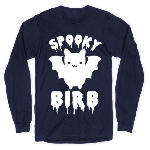 Spooky Birb Bat Longsleeve Tee
