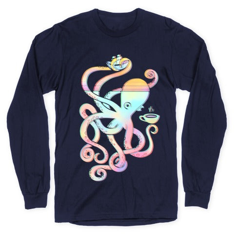 Tea Shanty Kraken Longsleeve Tee
