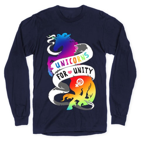 Unicorns For Unity Longsleeve Tee