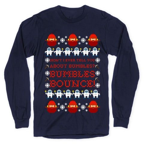 Yukon Cornelius and Bumble Ugly Sweater Longsleeve Tee