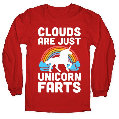 Clouds Are Just Unicorn Farts Longsleeve Tee