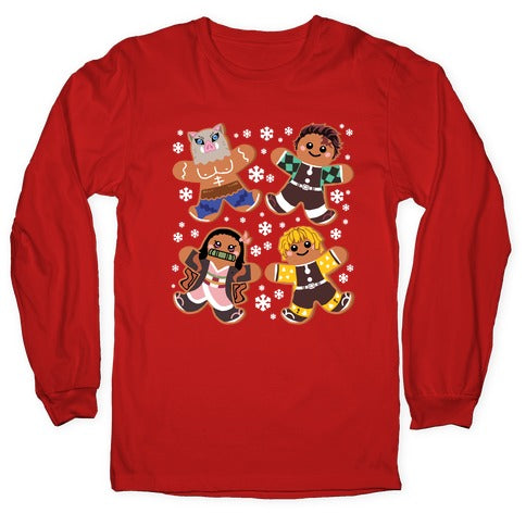 Demon Slayer Gingerbread Cookies Longsleeve Tee