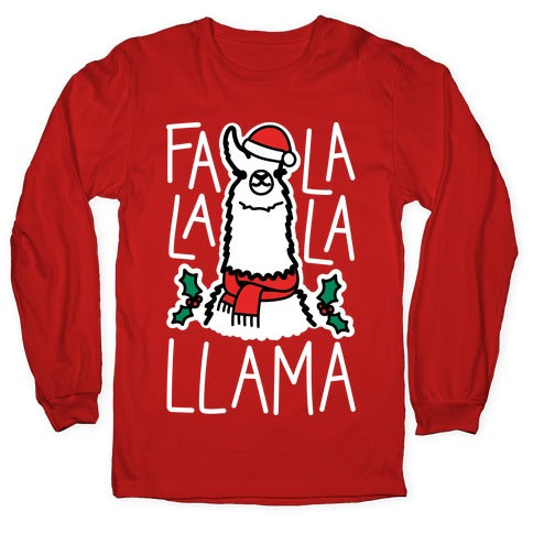 Falalala Llama Longsleeve Tee