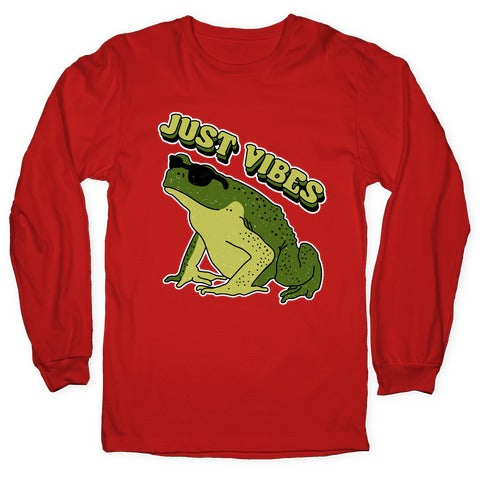 Just Vibes Frog Longsleeve Tee