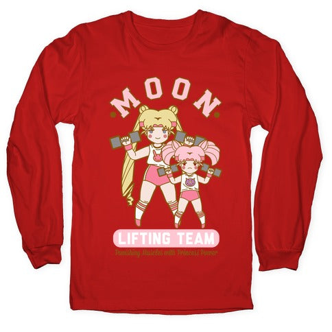 Moon Lifting Team Parody Longsleeve Tee