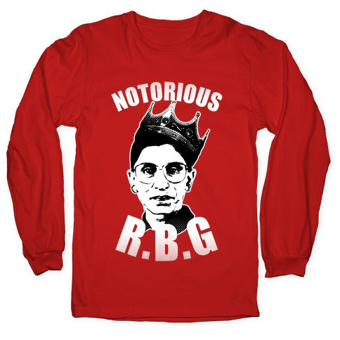 Notorious RBG (Ruth Bader Ginsburg) Longsleeve Tee